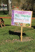 Ipanapäivässä 2014 oli myös asukasyhdistyksen pihakirppis.